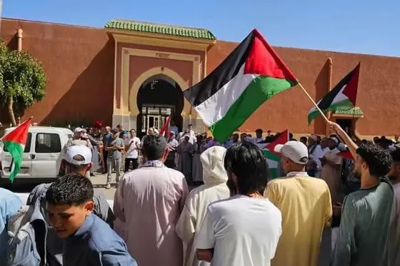 76 manifestations dans 45 villes du Maroc contre la « normalisation » avec Israël