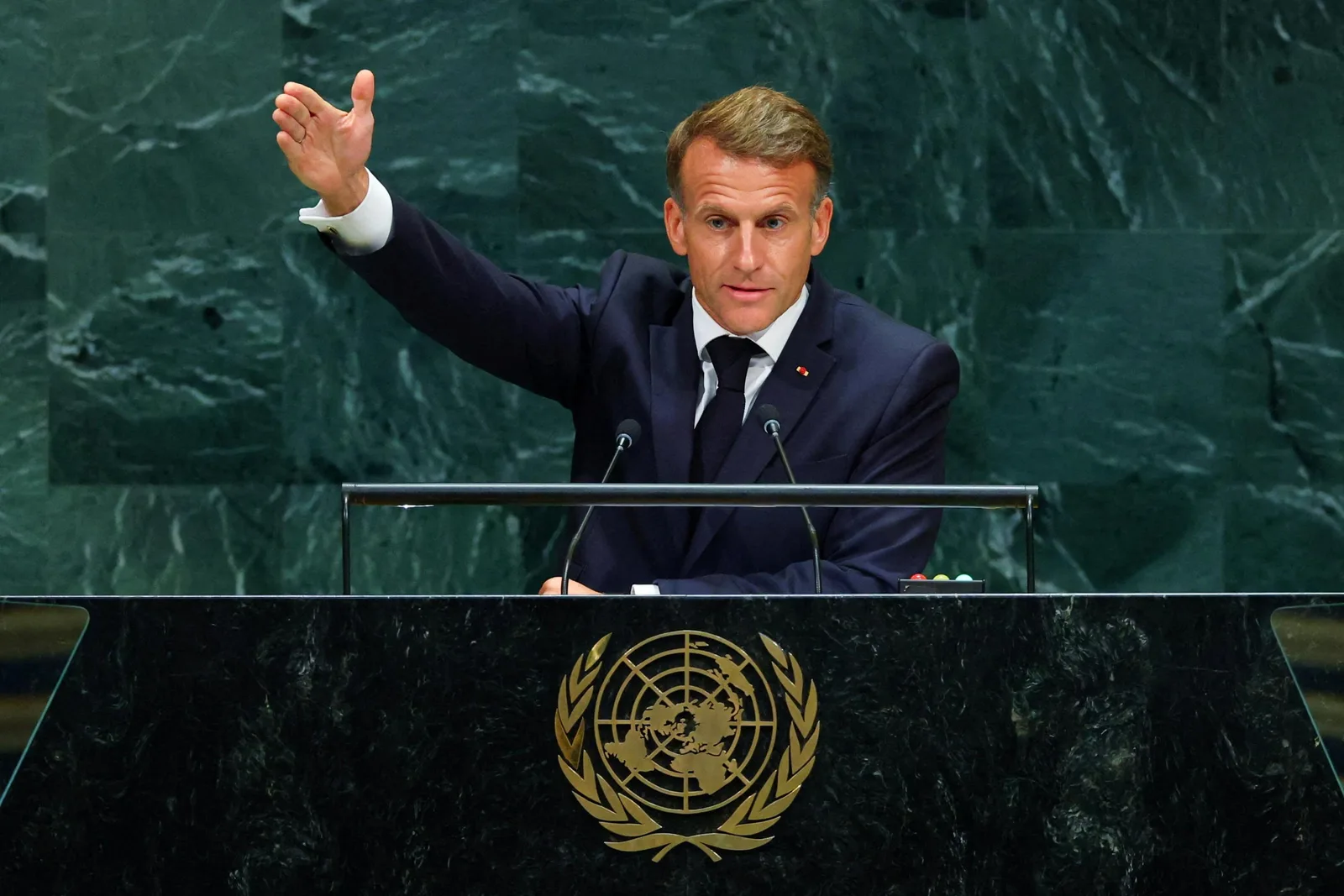 À l’ONU, la charge d’Emmanuel Macron contre Israël éclipsée par son erreur sur le Hamas