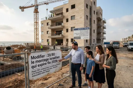 Achat sur plan en Israël : le montage 20/80 sous surveillance jusqu'à fin 2026
