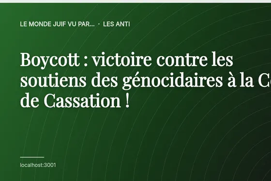 Boycott : victoire contre les soutiens des génocidaires à la Cour de Cassation !