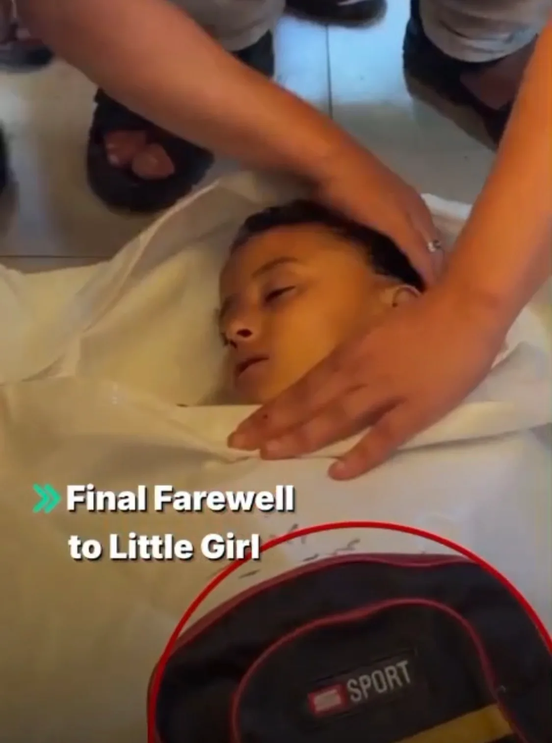 Dernier adieu à Amal 8 ans, assassinée par Israël à Gaza