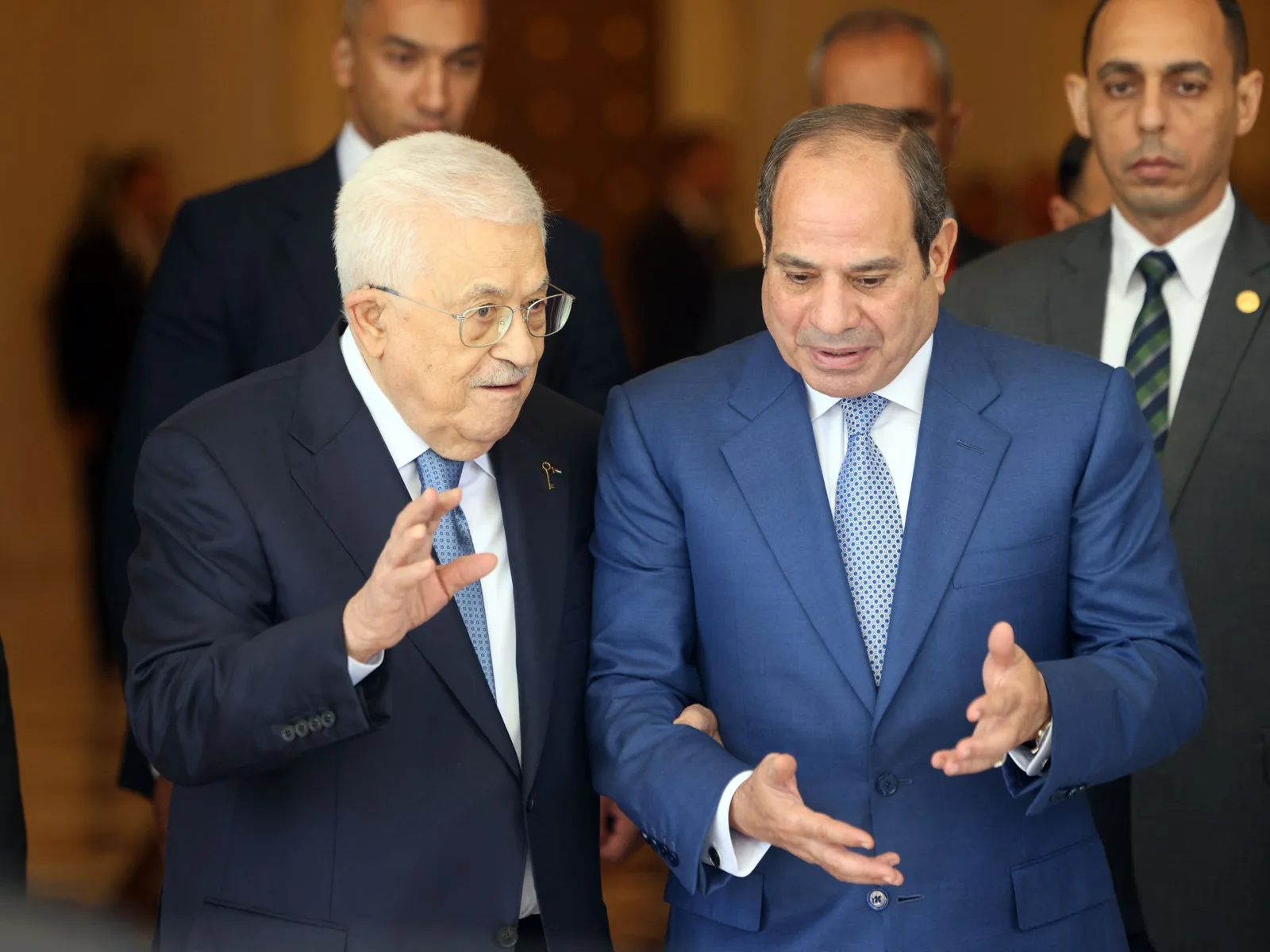 El-Sisi d'Égypte rejette le déplacement des Palestiniens de Gaza