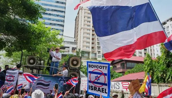 En Thaïlande, les ultranationalistes manifestent contre Israël