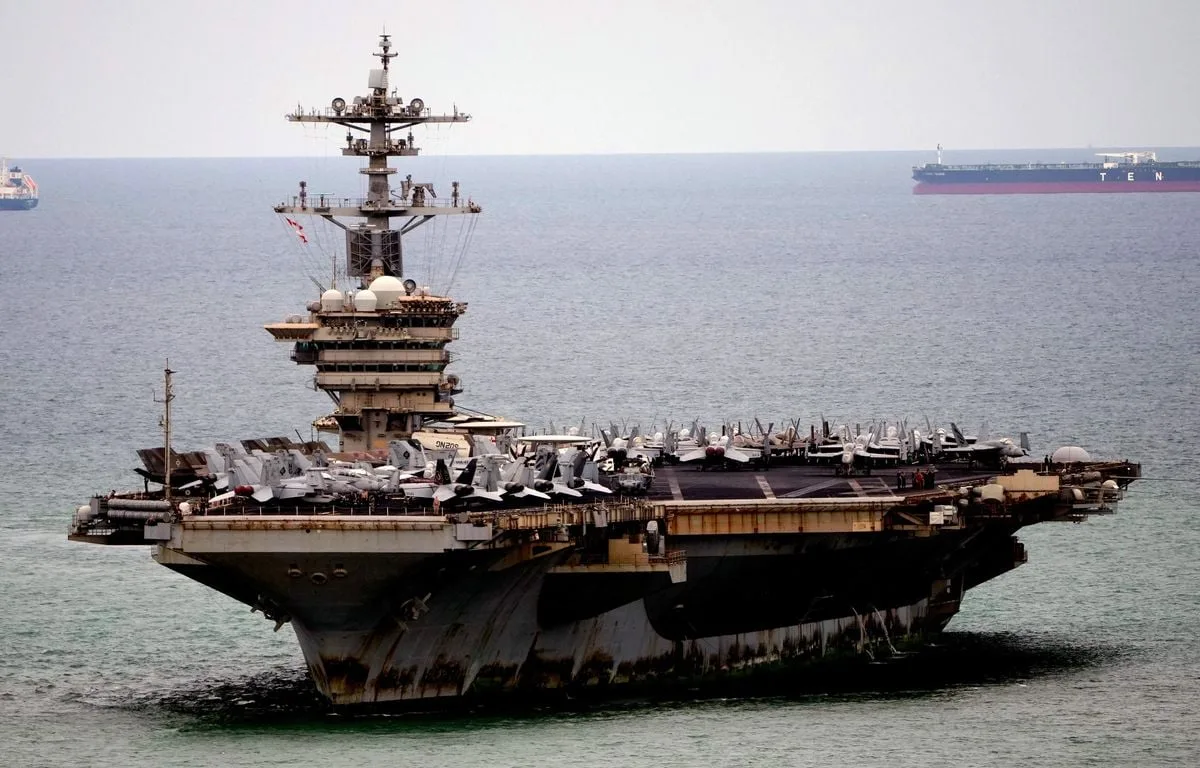 Guerre au Moyen-Orient : Washington admet des tentatives de suicide sur un porte-avions mobilisé contre l’Iran