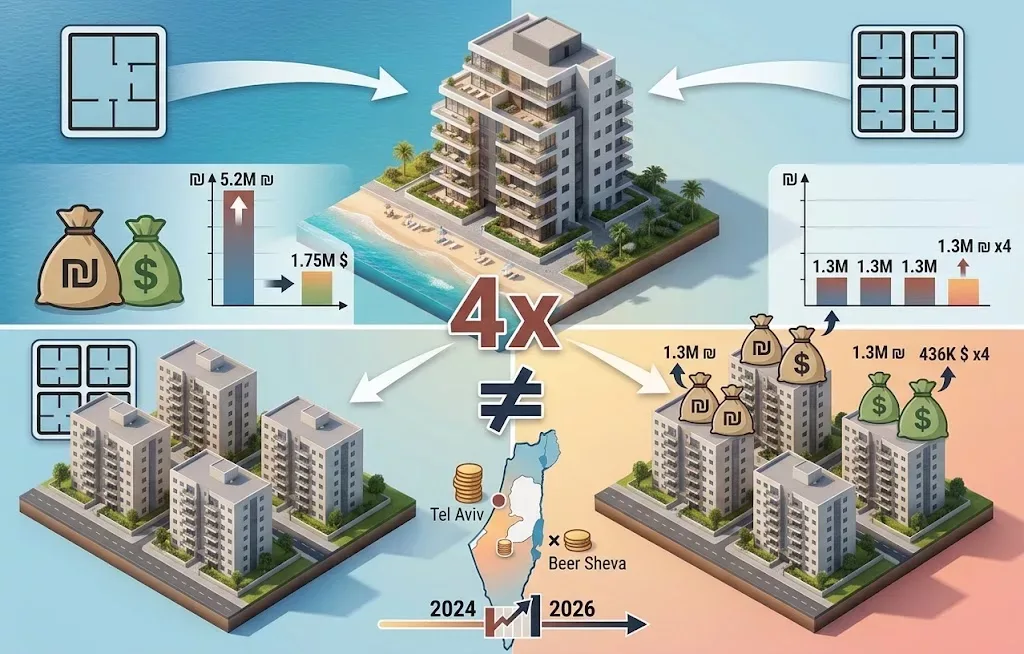 Immobilier en Israël : le stock record de logements neufs invendus change la donne pour les acheteurs