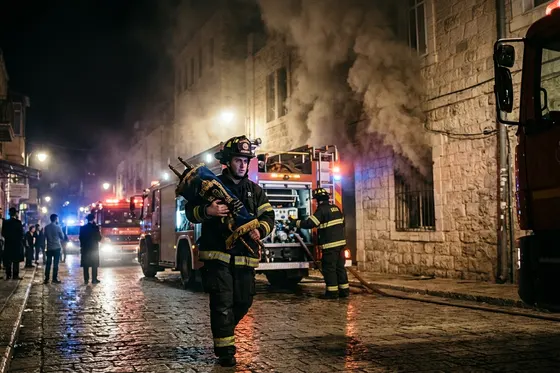 Incendie à Jérusalem : des rouleaux de Torah endommagés, aucun blessé