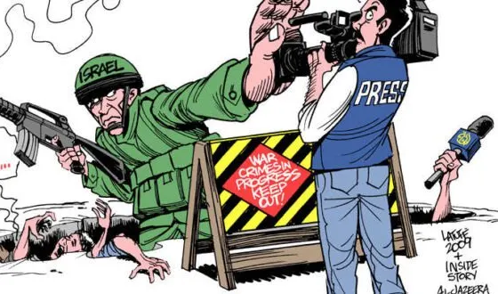Israël, Gaza et la presse : merci Latuff !