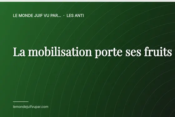 La mobilisation porte ses fruits