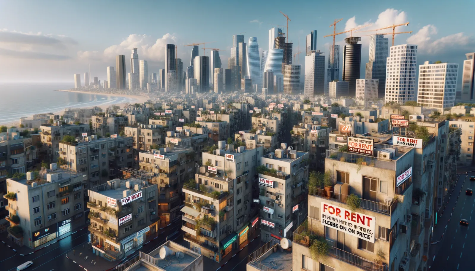 Le marché de la location de Tel-Aviv confronté à un ralentissement sans précédent en raison du conflit Israël-Hamas