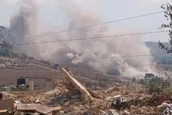 Le Sud Liban sous les bombardements israéliens, y compris au phosphore blanc