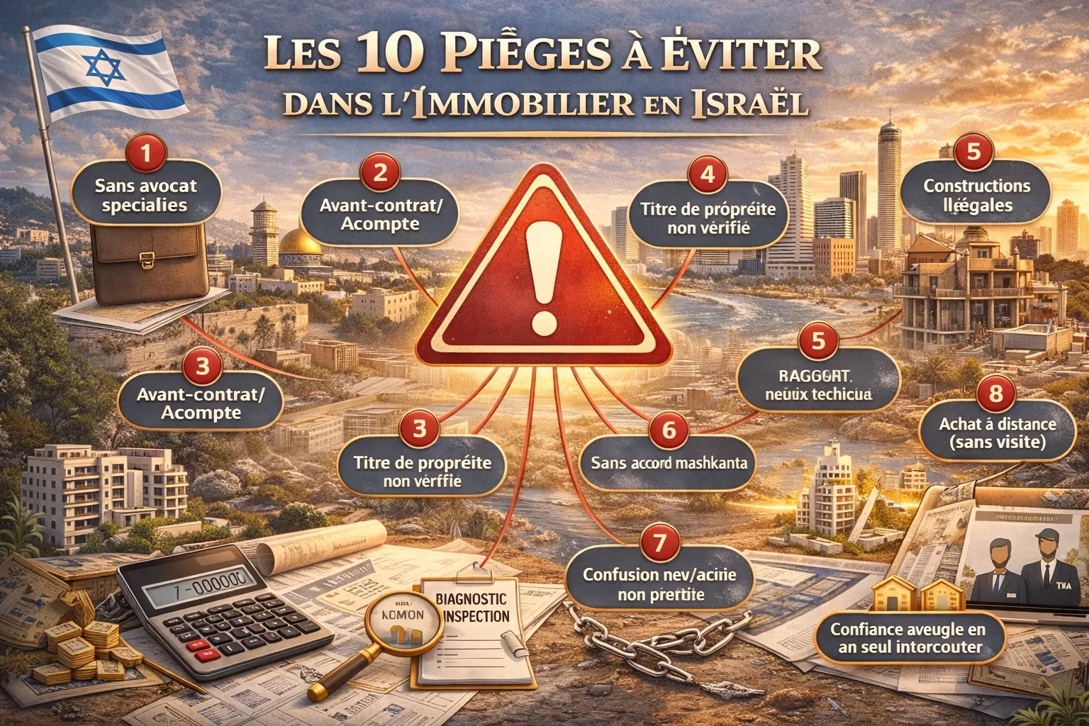 Les 10 pièges à éviter quand on achète en Israël (2026)
