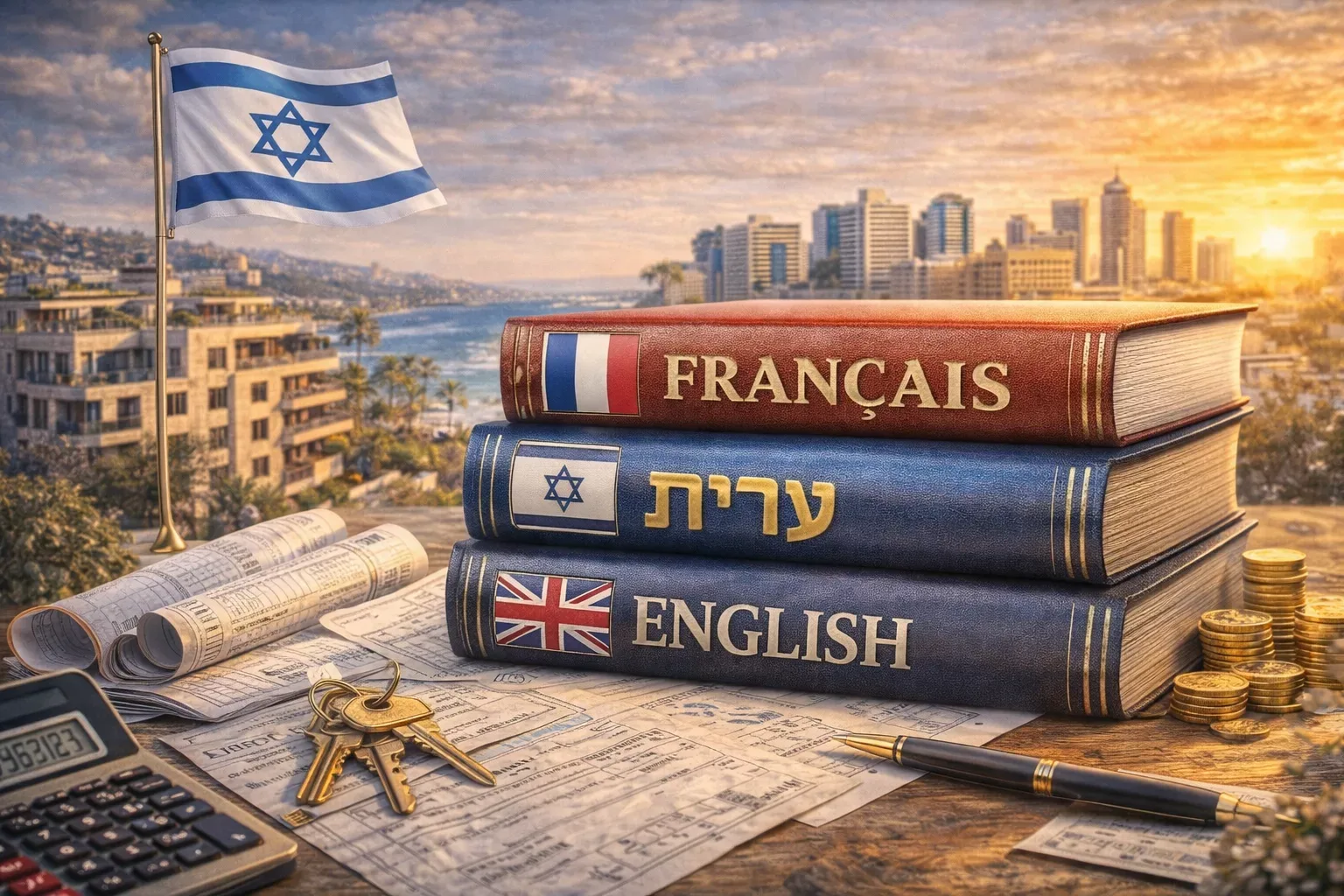 Lexique immobilier Israël : 80+ termes en Français, Hébreu et Anglais (2026)