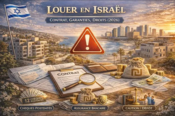 Louer un appartement en Israël : contrat, garanties, droits et conseils (2026)