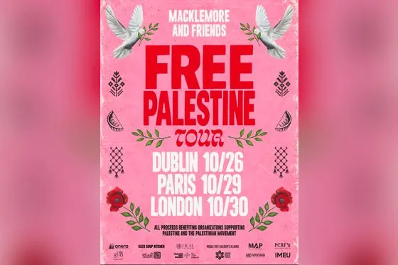 Macklemore lance une tournée « Free Palestine », à Paris le mois prochain