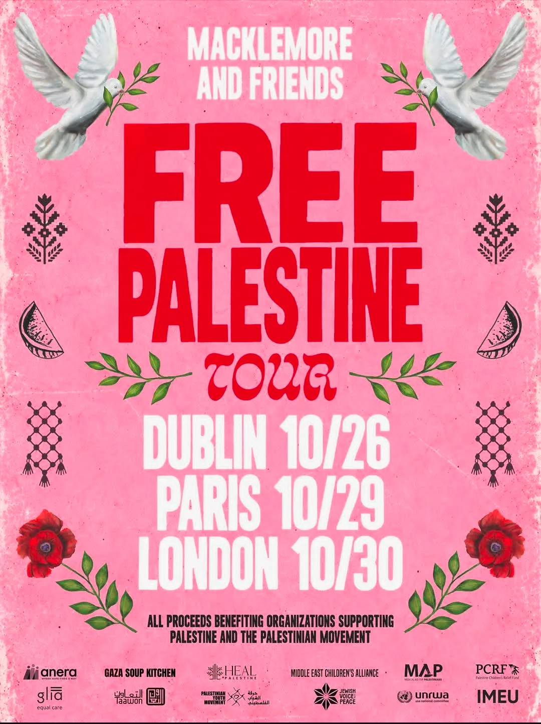 Macklemore lance une tournée « Free Palestine », à Paris le mois prochain