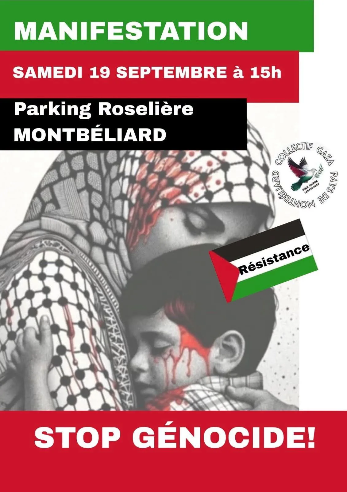Manifestations Palestine ce samedi