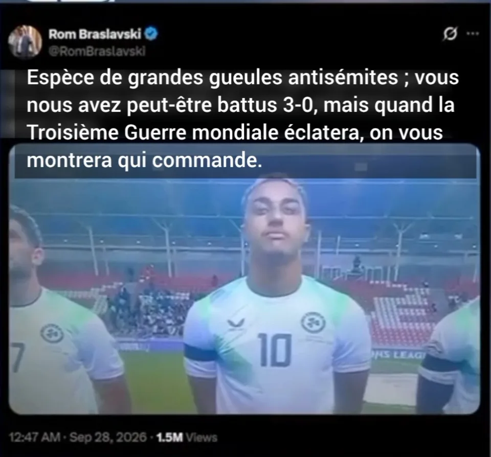 Match Irlande-Israël : les Israéliens ne s’en remettent pas