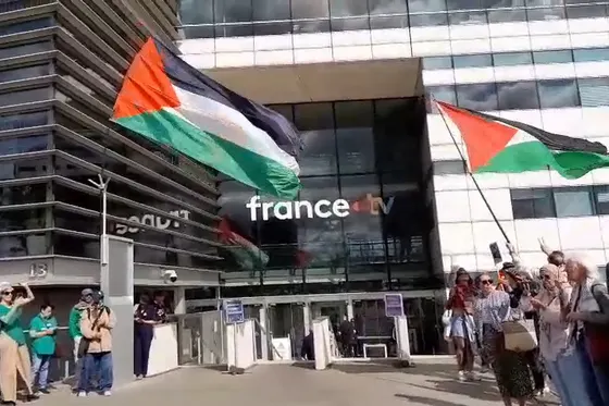 Non à la censure du génocide en Palestine : Rassemblement devant France TV