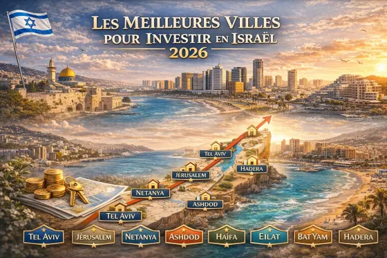 Où investir en Israël ? Comparatif des meilleures villes (2026)