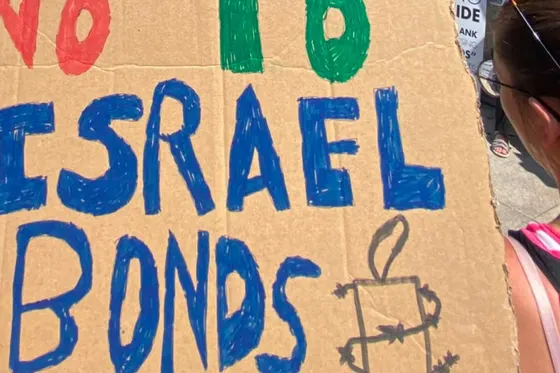 Plus d’obligations israéliennes en Europe : c’est grâce aux militants !