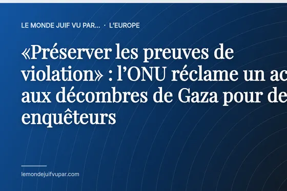 «Préserver les preuves de violation» : l’ONU réclame un accès aux décombres de Gaza pour des enquêteurs