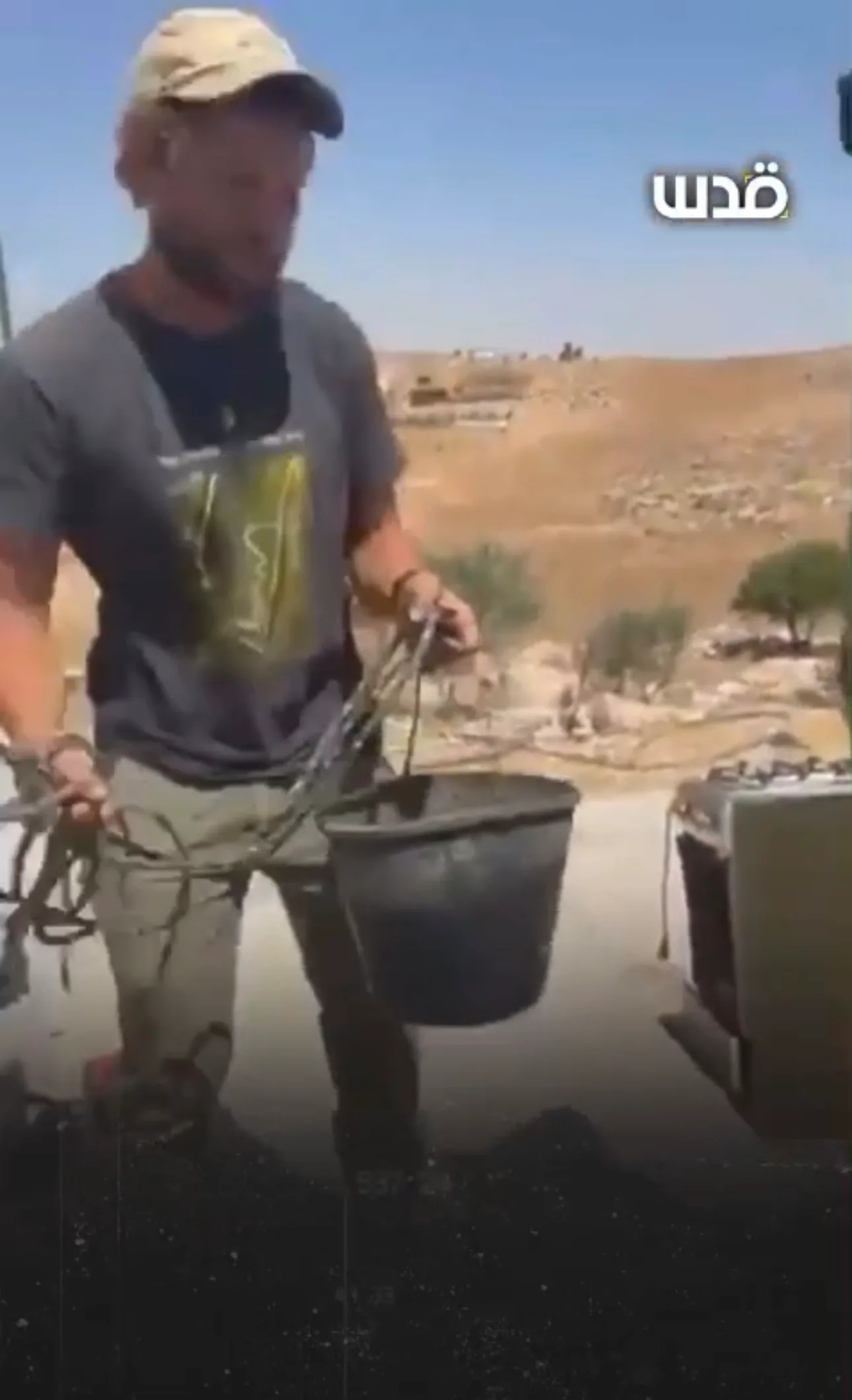 Quand les colons se font filmer en train de vider les puits des Palestiniens