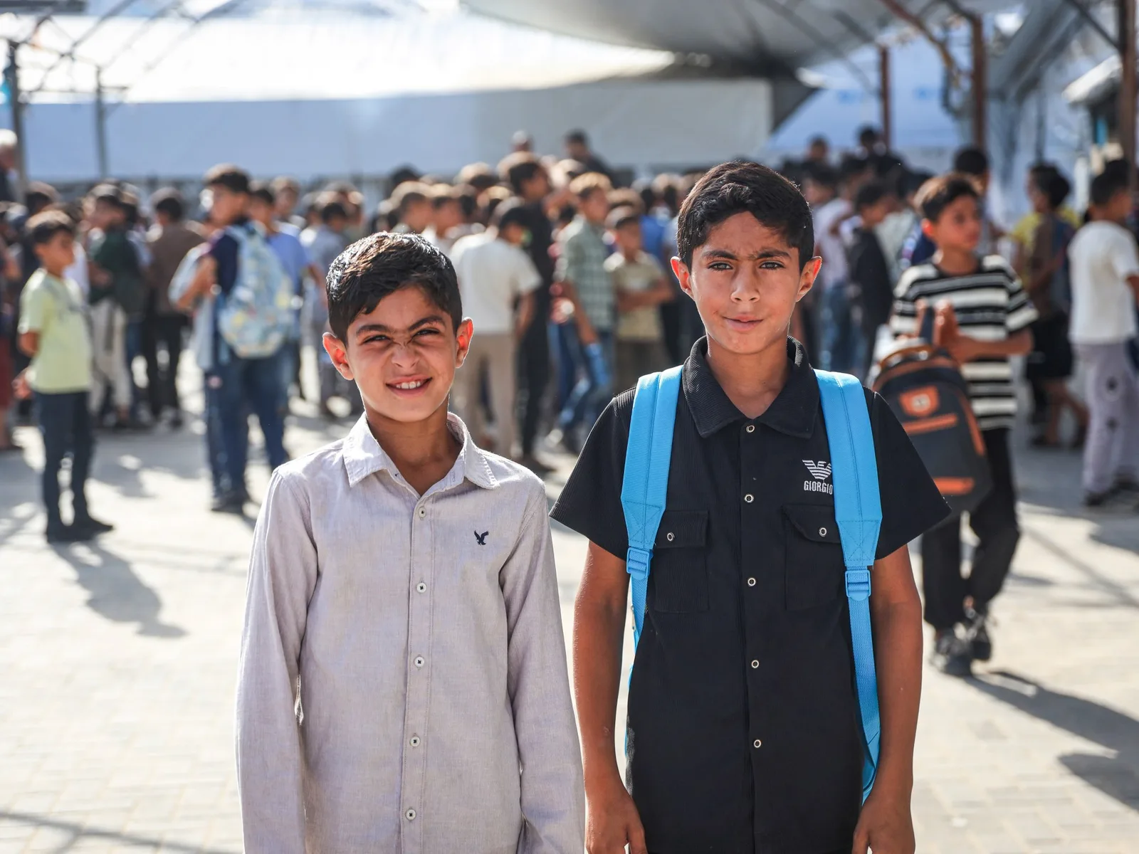 Rentrée scolaire à Gaza : apprendre sous des tentes après des années de perturbations