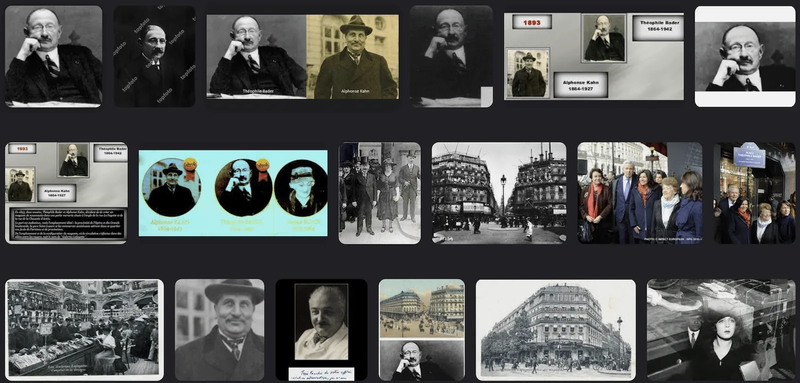 Théophile Bader (1864-1942) co-fondateur des »Galeries Lafayette »
