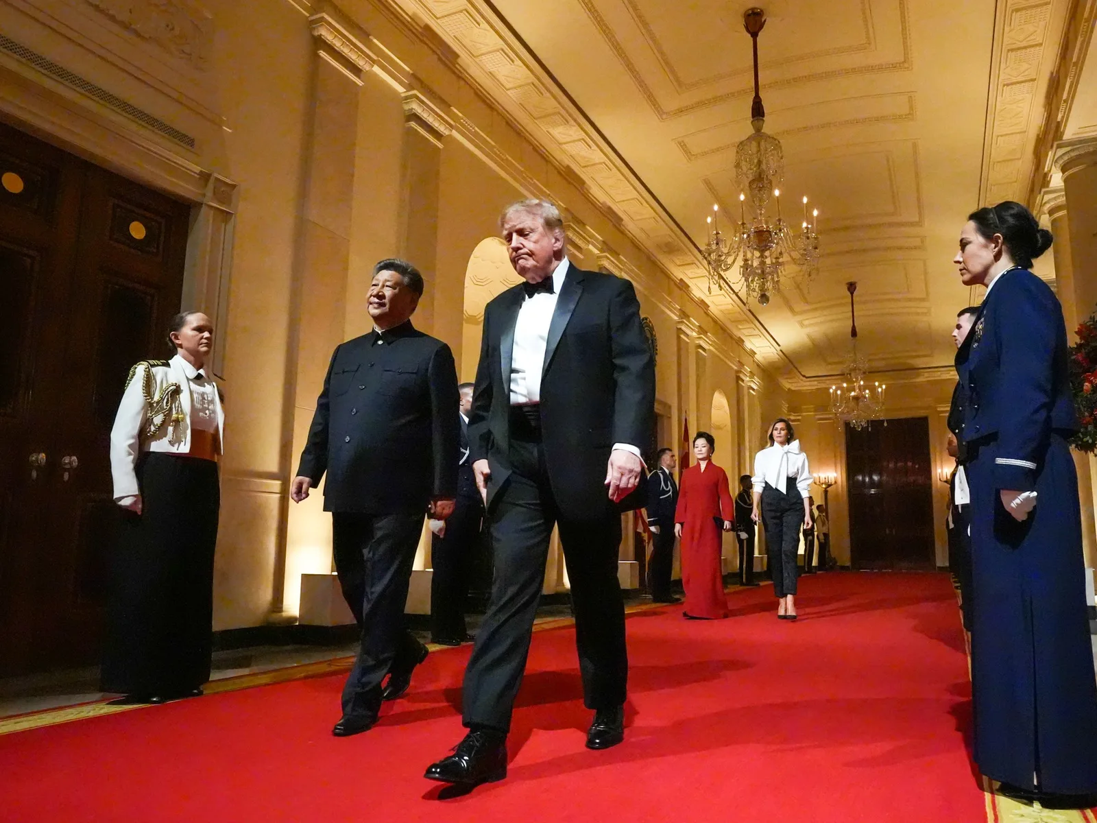 Trump fait l'éloge de l'amitié sino-américaine lors du dîner d'État avec Xi Jinping