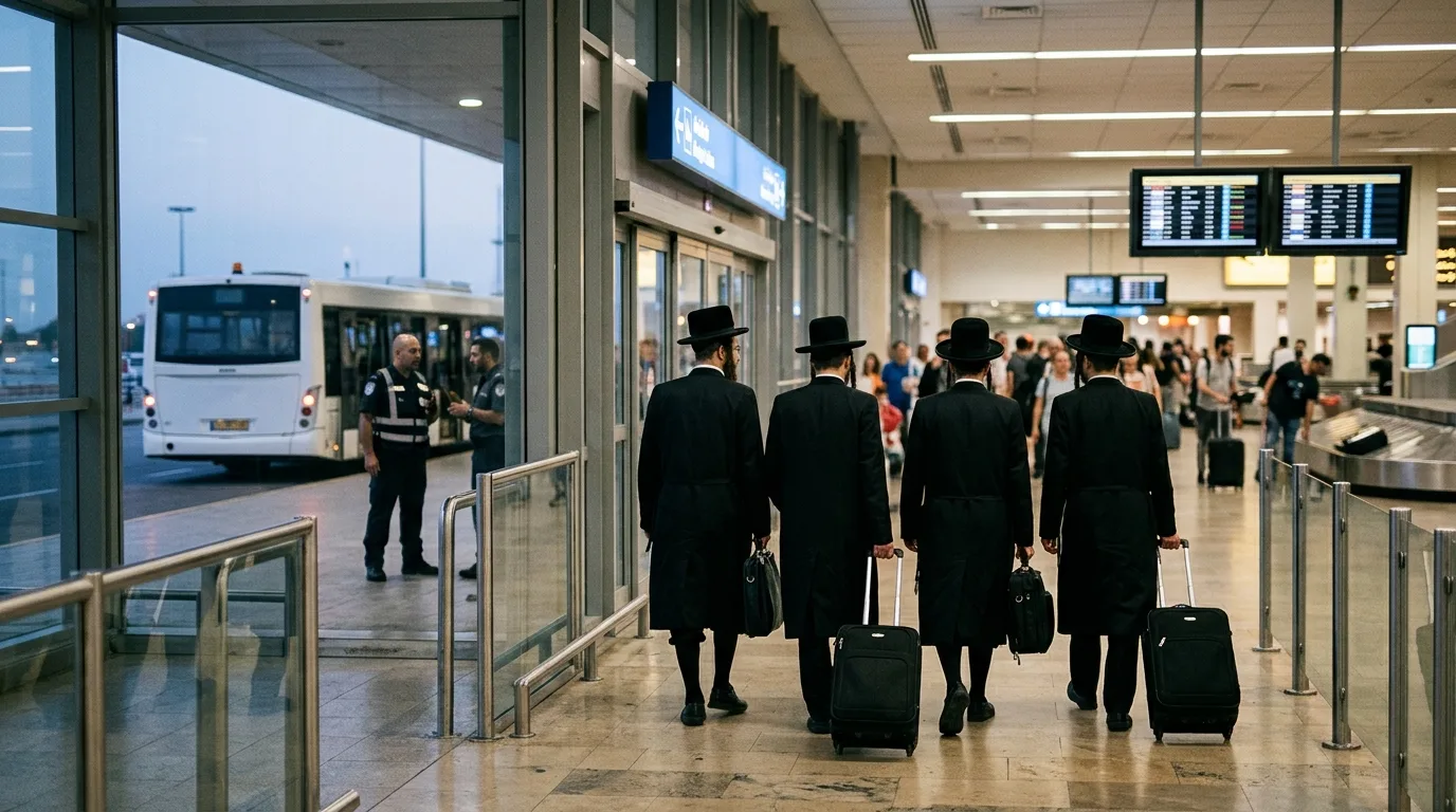 42 hassidim arrêtés à Ben-Gourion : Netanyahou défend les étudiants de yeshiva
