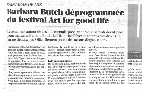Barbara Butch : Non merci !