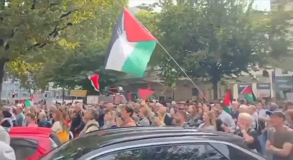 Des milliers de manifestants pour la Palestine à Genève