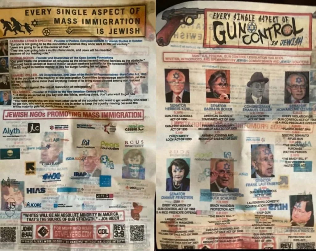 Des tracts antisémites trouvés à la synagogue de Belleville et dans des maisons voisines après l'attaque de Yom Kippour