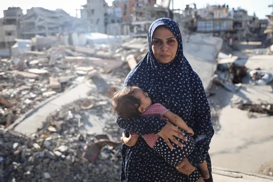 Deux fois veuve : l'histoire d'une mère de Gaza entre perte et survie