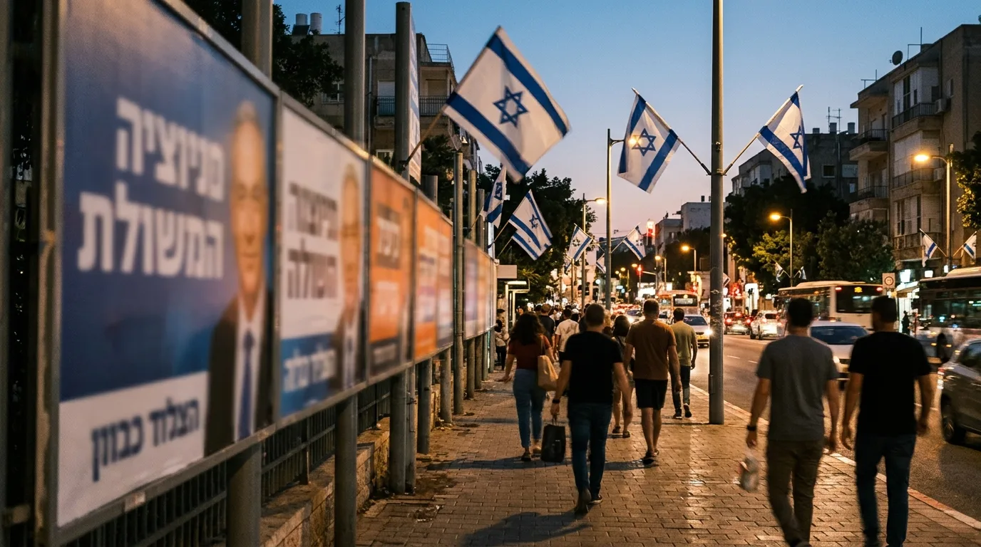 Élections législatives en Israël : Eisenkot en tête des sondages à deux jours du scrutin