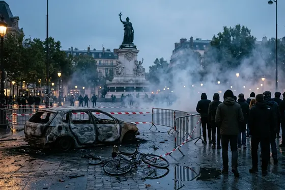 Émeutes du 17 octobre en France : le conflit israélo-palestinien s'invite dans les cortèges