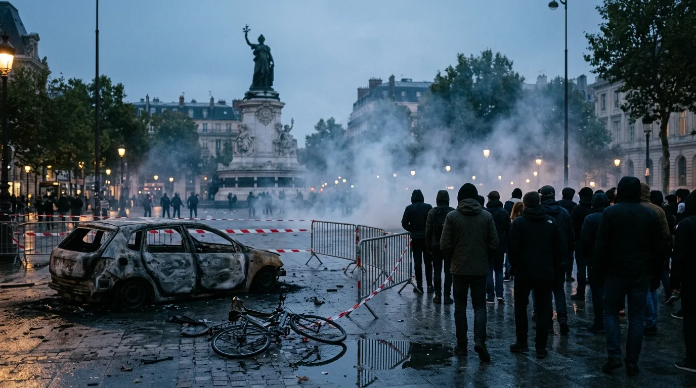 Émeutes du 17 octobre en France : le conflit israélo-palestinien s'invite dans les cortèges