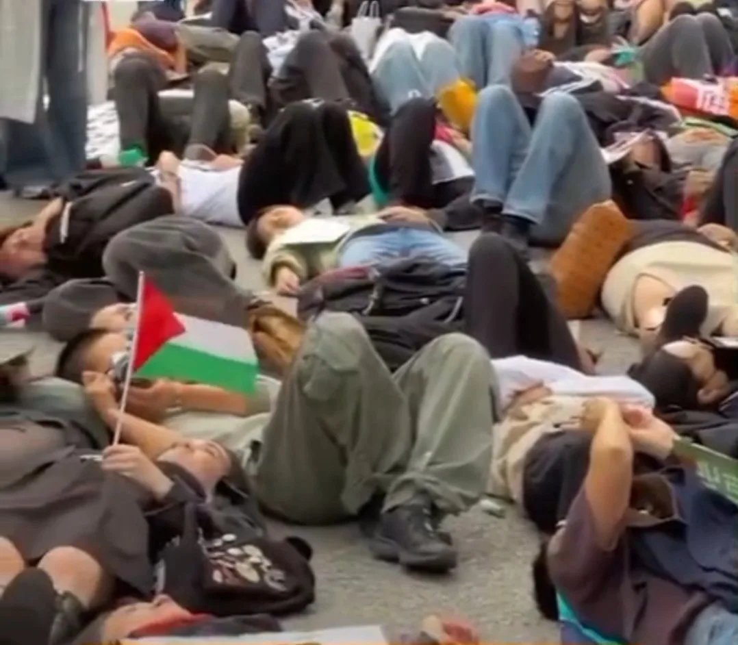 En Corée du Sud aussi, on manifeste contre les 3 ans de génocide israélien à Gaza