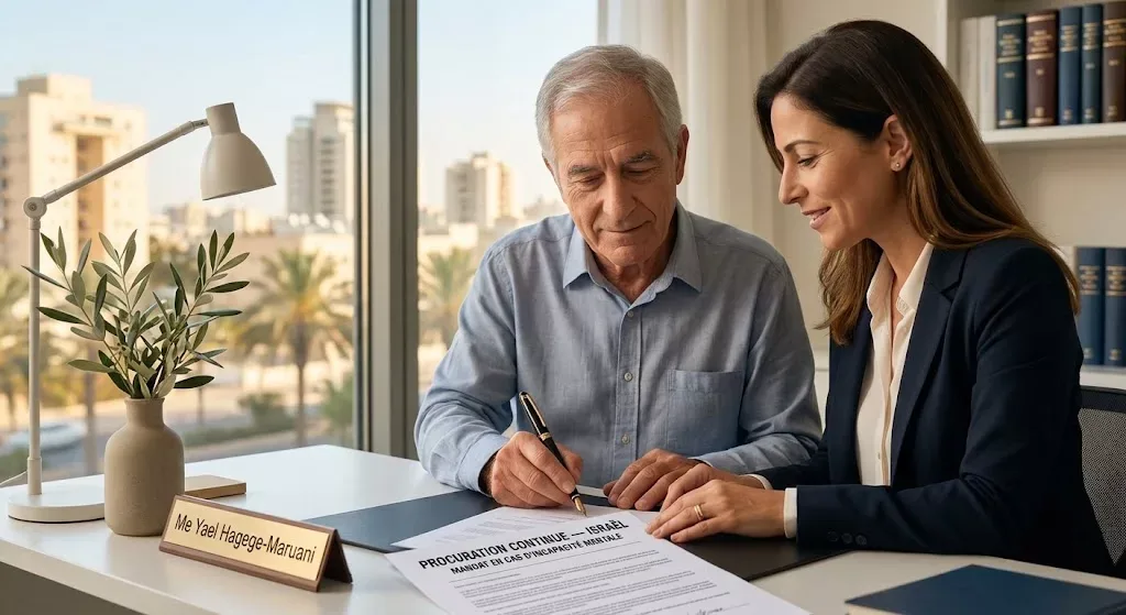 Immobilier en Israël : sans procuration continue, votre bien peut rester bloqué en cas d'incapacité