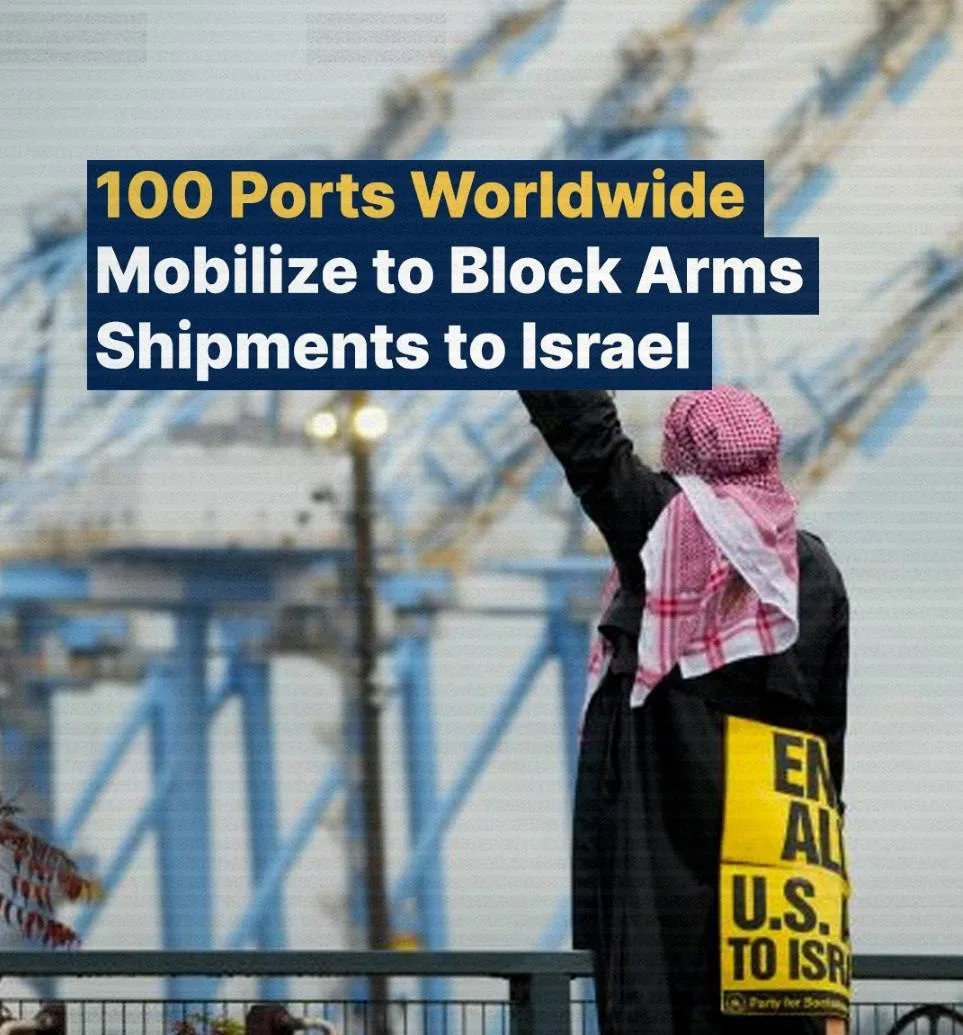 Journée d’action mondiale des dockers contre le génocide à Gaza, vendredi prochain !