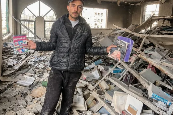 L'histoire d'un livre à Gaza : un bien précieux qui reprend vie