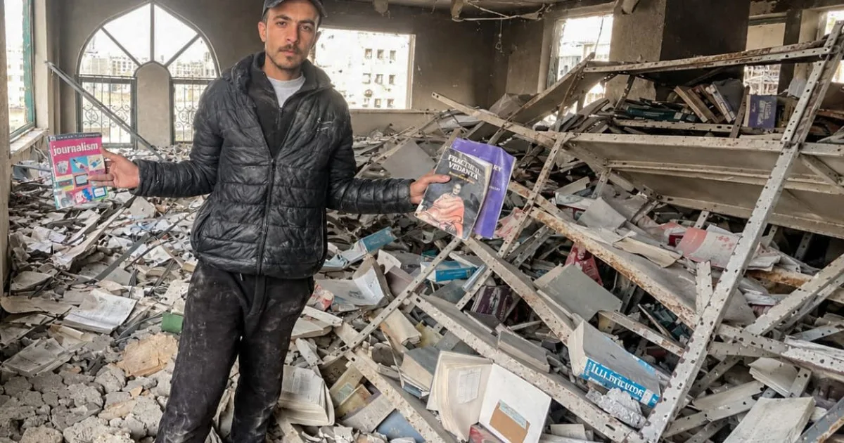 L'histoire d'un livre à Gaza : un bien précieux qui reprend vie