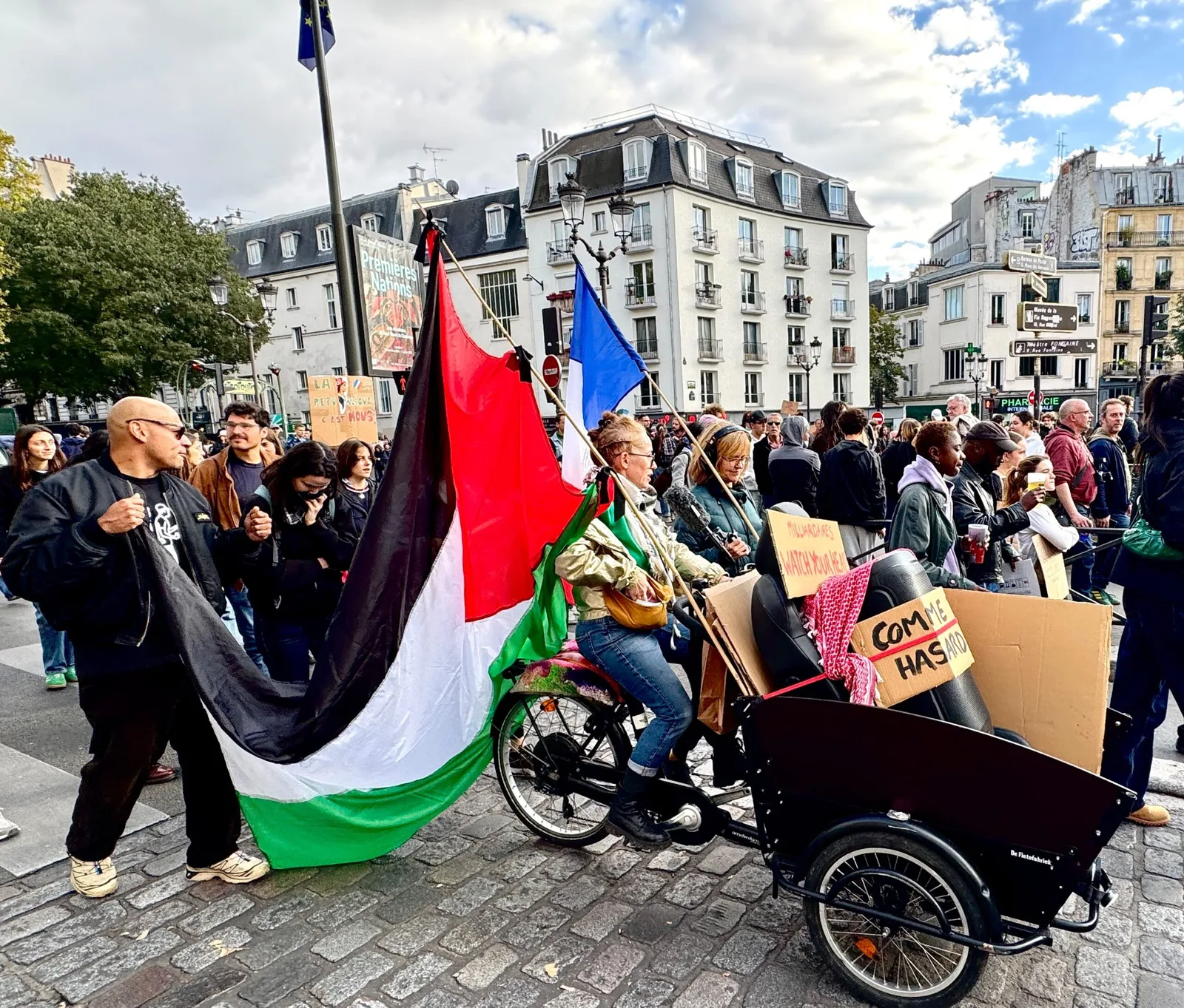 La Palestine bien présente dans toutes les manifestations de la jeunesse