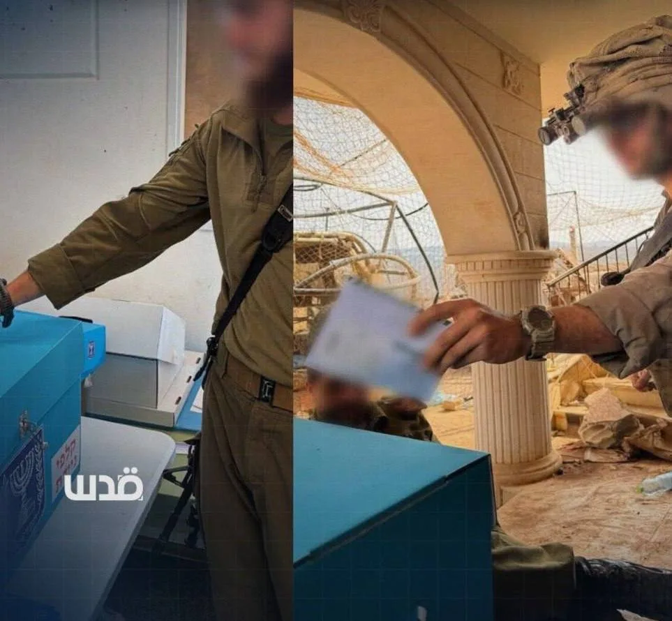 Liban : les soldats israéliens ont transformé les maisons encore debout en bureaux de vote