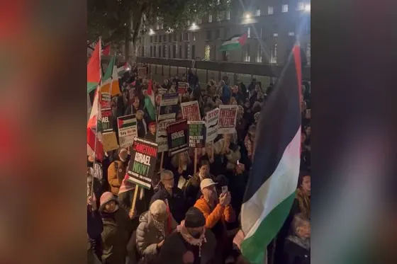 Londres : manifestation pour un embargo sur les armes à destination d’Israël