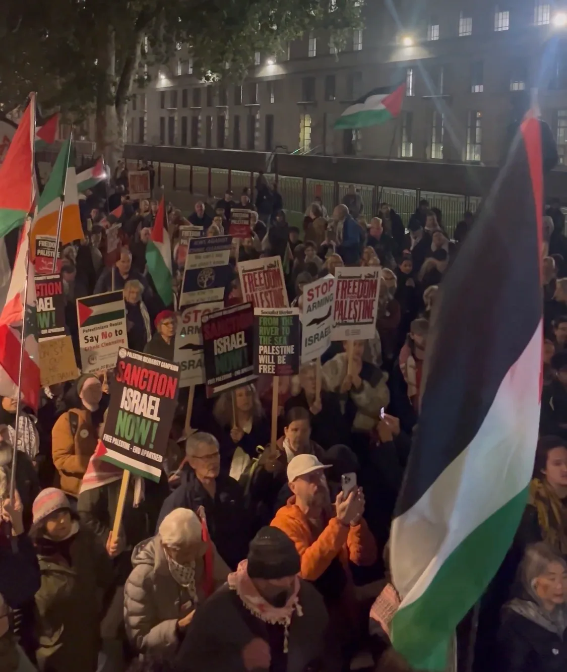 Londres : manifestation pour un embargo sur les armes à destination d’Israël