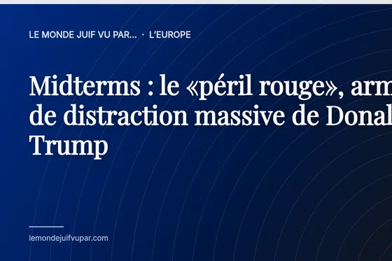Midterms : le «péril rouge», arme de distraction massive de Donald Trump