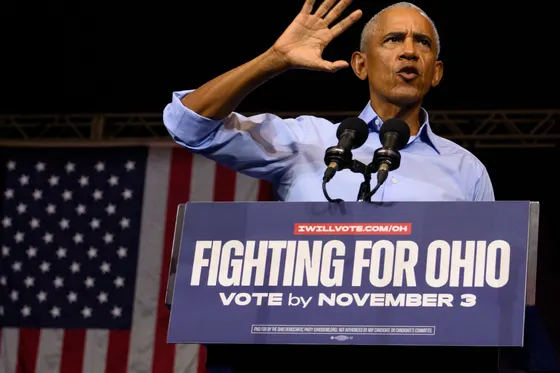 Obama fustige la « cruauté et la corruption » de Trump lors d’un rassemblement de démocrates dans l’Ohio