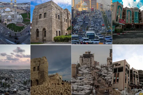 Photos : Gaza avant et après – une ville transformée par la guerre