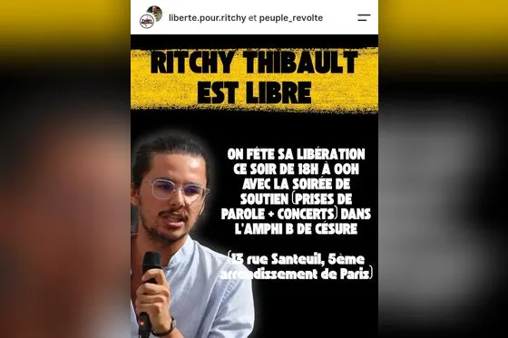 Ritchy Thibaut libéré !